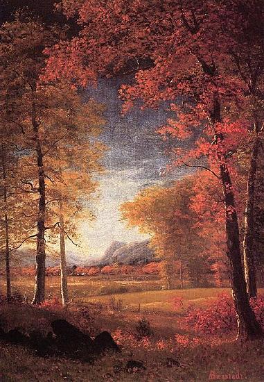 Albert Bierstadt Autumn in America, Oneida County, New York